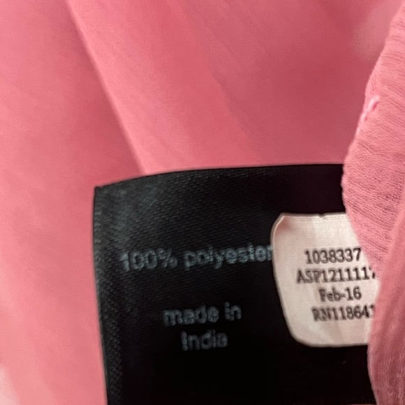 Lane Bryant Pink Sheer Women's Top - Picture 5 of 5